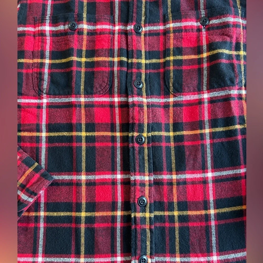 J. Crew Classic Red Plaid‎ Men's Shirt